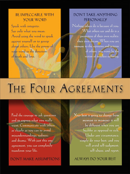 Writing I Love – The Four Agreements