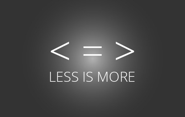 Less-is-more