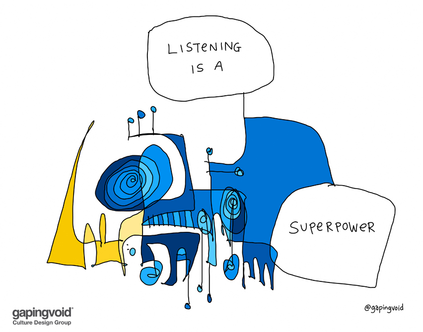 gaping void listening superpower