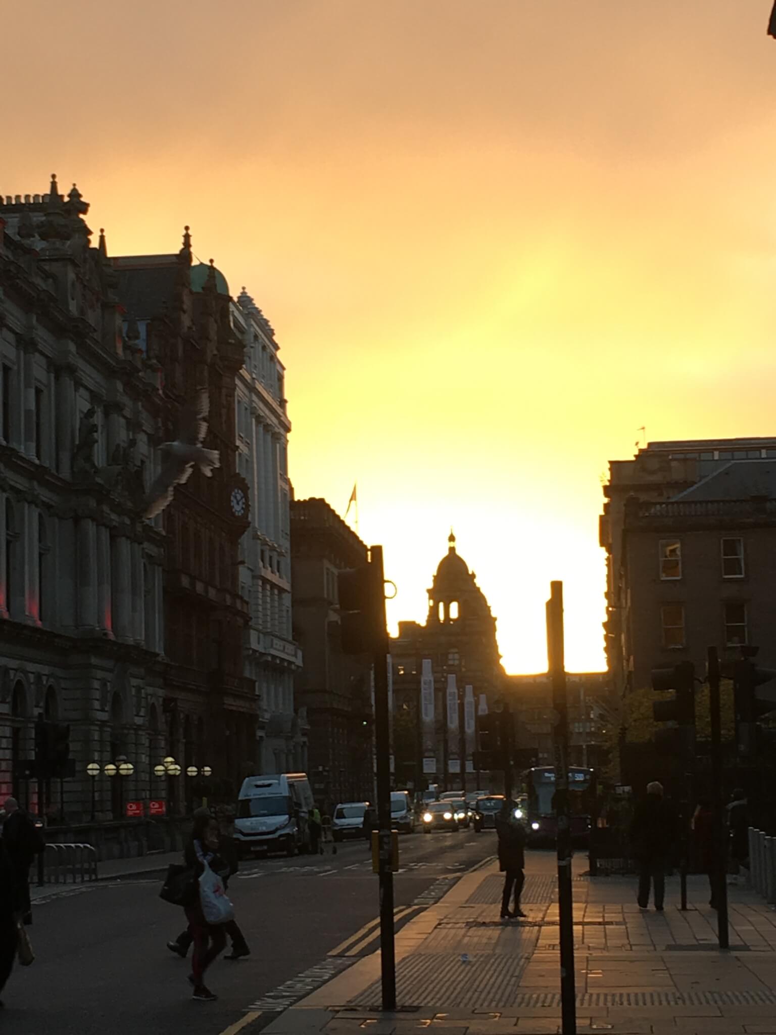 Glasgow sunrise