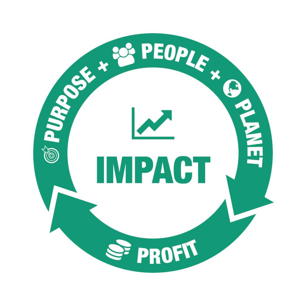 Purpose, People, Planet - Profit for Impact Triple Bottom Line Being More