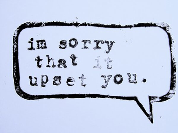 I’m sorry. What I did was wrong…