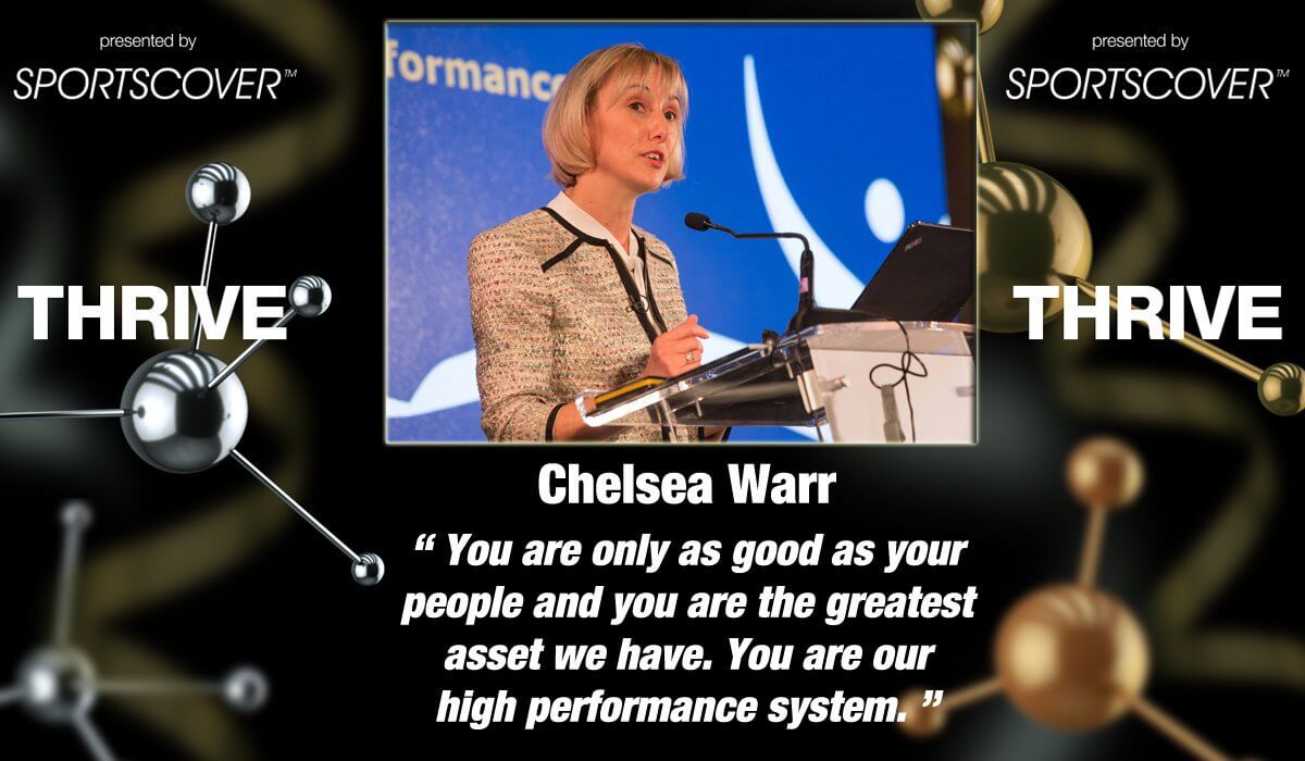You are only as good as your people - Chelsea warr