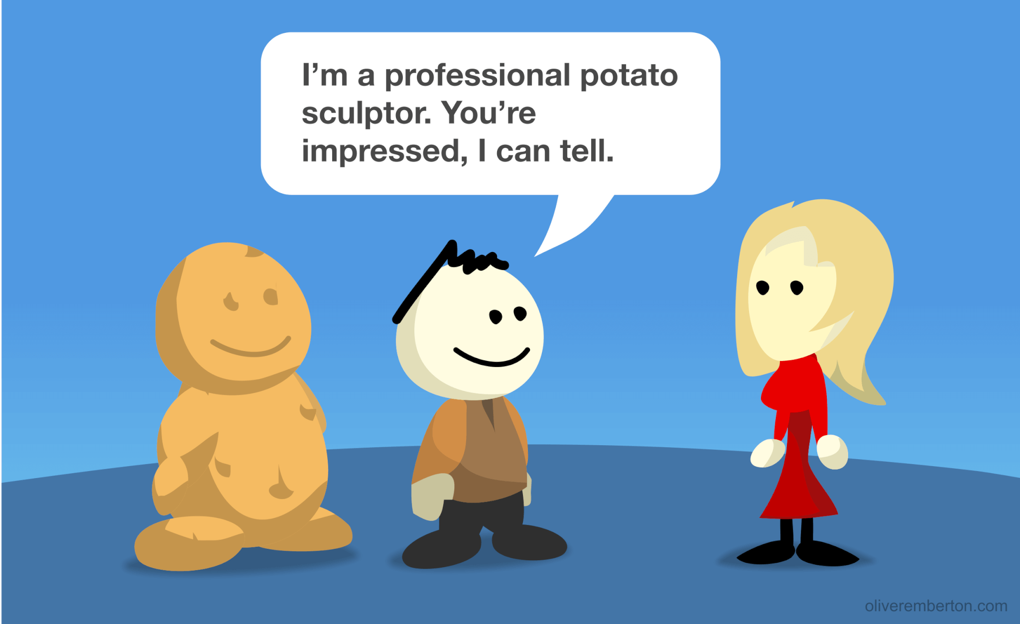 What Do You Do? Potato sculptor