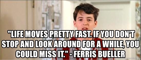 weekend pause Ferris Bueller