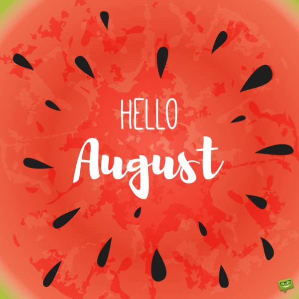 August, Transitions, What Comes Next