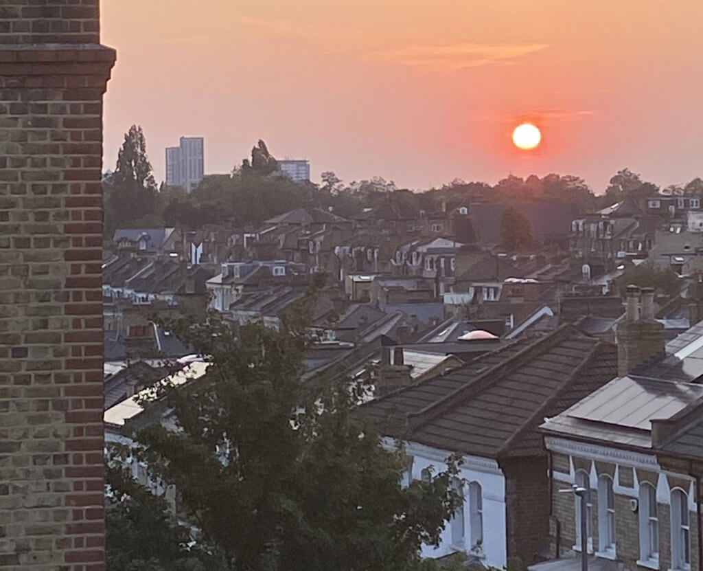 Fall in Love more with sunset over Wandsworth