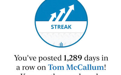 What does it mean to be on a 1,289-day streak?