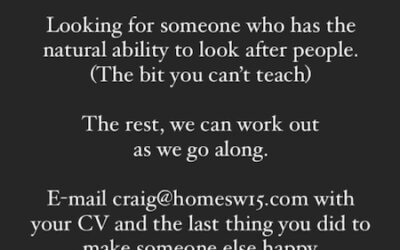 What is the last thing you did to make someone happy?