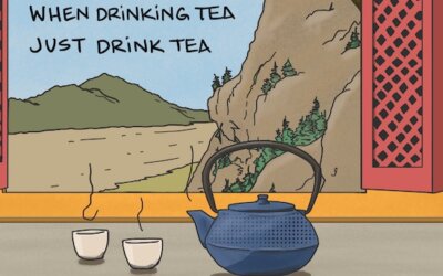 When drinking tea, just drink tea