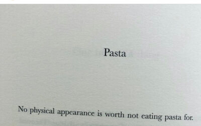 Eating Pasta and the Art of Balance