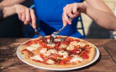 Why do the British eat pizza with a knife and fork?