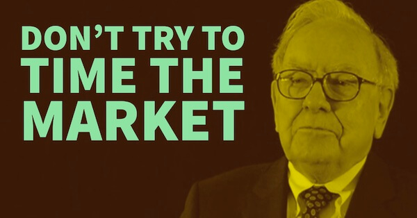 don't try to time the market